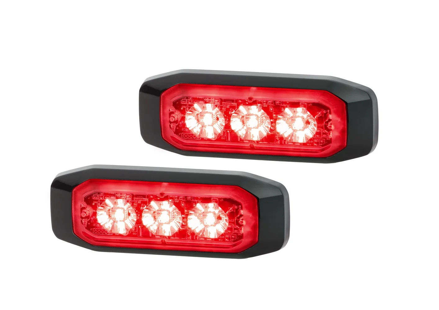 HELLA - 2XD 014 563-701 - LED-Strobe-type Beacon, BST-Slim, 12/24V, Red