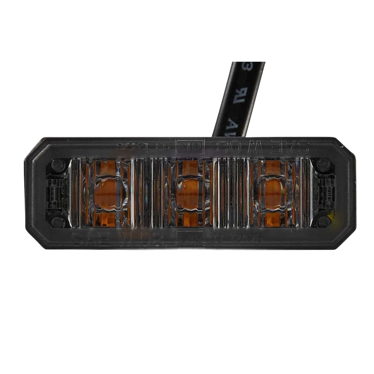 HELLA - 2XD 014 592-401 - LED-Strobe-type Beacon, BST-Slim, 12/24V, yellow (amber)