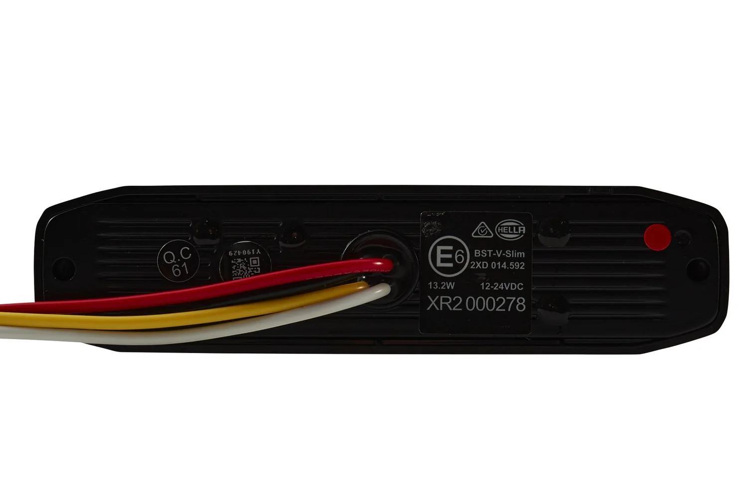 HELLA - 2XD 014 592-601 - LED-Strobe-type Beacon, BST-Slim, 12/24V, Red