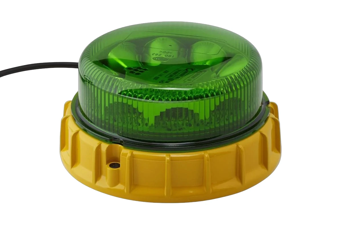 HELLA - 2XD 357 980-011 - LED-Strobe-type Beacon, Slim, 12/24V, yellow (amber)