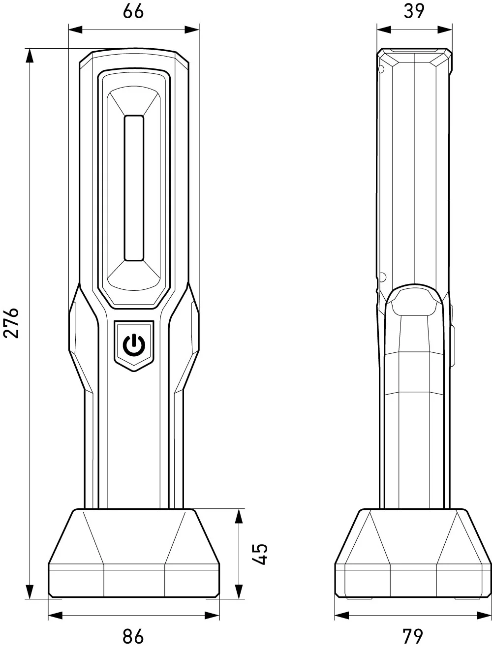 HELLA - 2XM 357 300-311 - LED-Hand lamp UHL280 Base, 3.7V