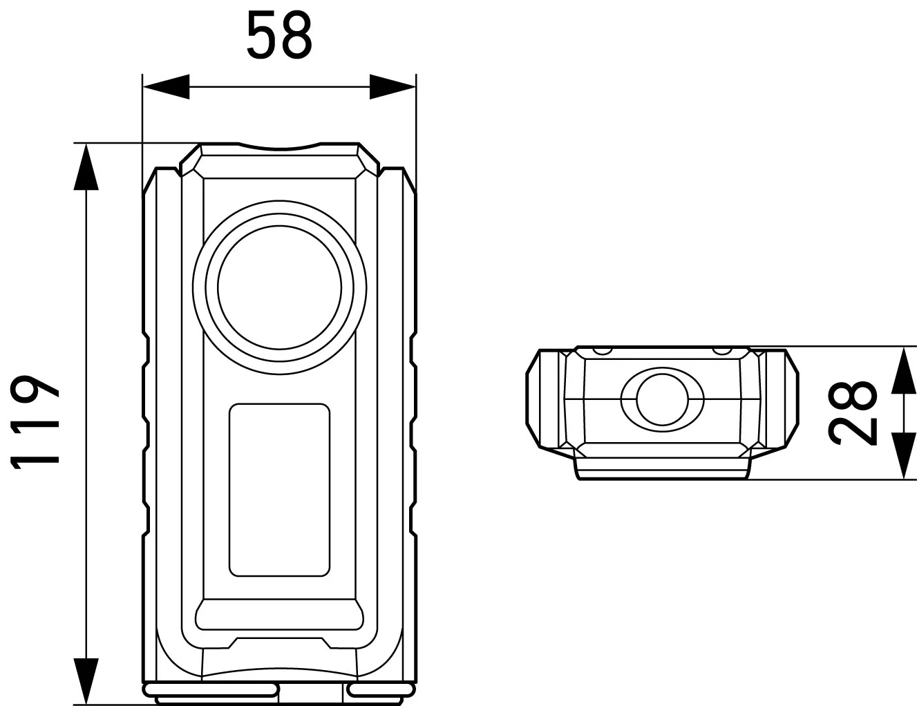 HELLA - 2XM 359 002-201 - LED-Hand lamp UP500, 3.7V