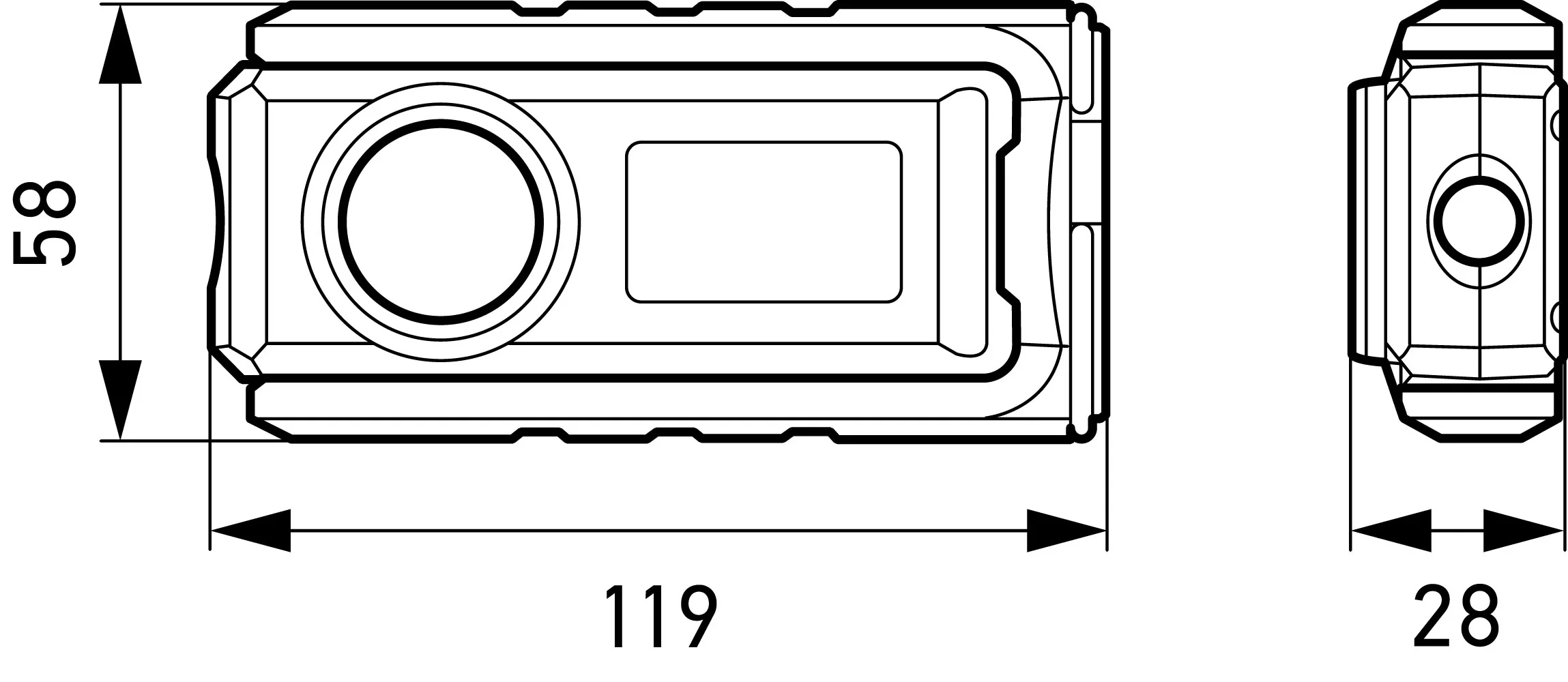HELLA - 2XM 359 002-201 - LED-Hand lamp UP500, 3.7V