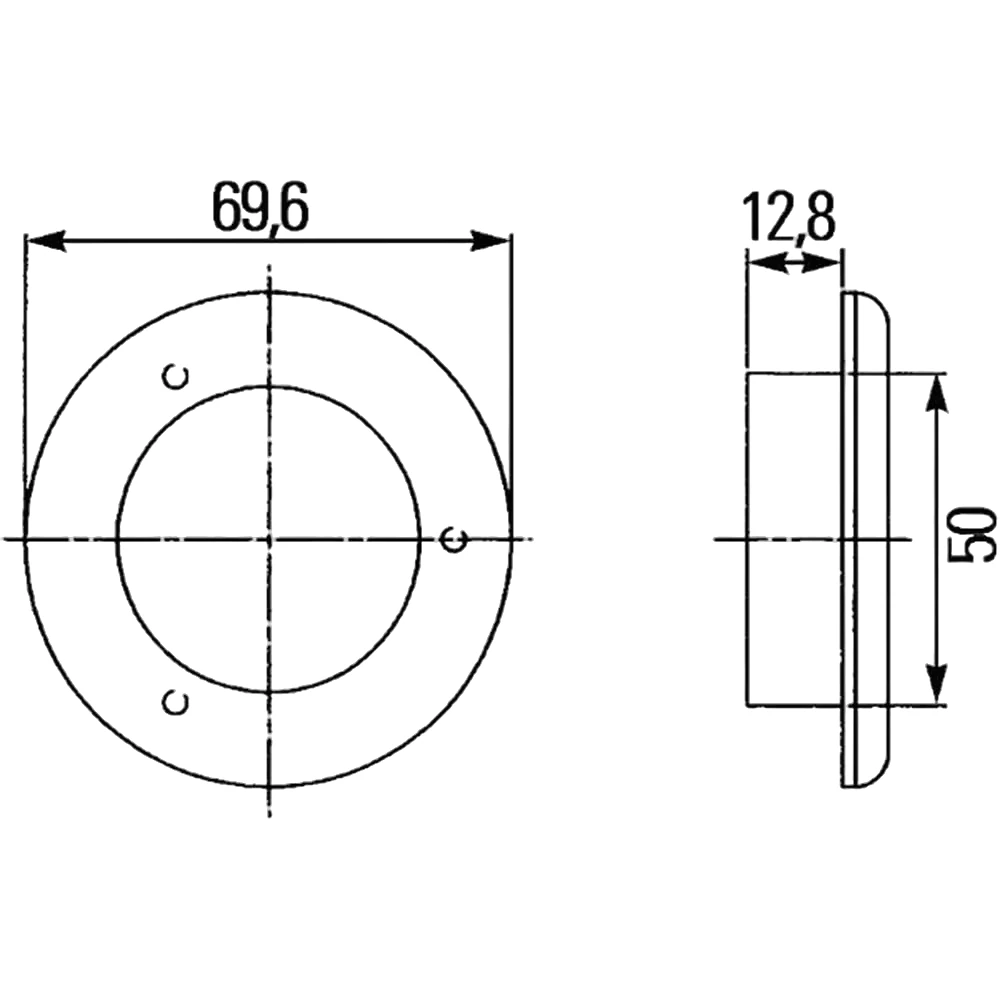 HELLA - 2XT 980 501-042 - Door Entry Light, LED, 24V