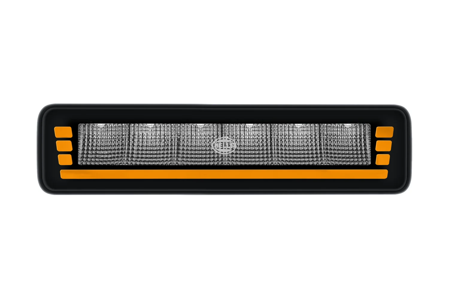 HELLA - 2ZR 358 236-251 - Lightbar, Black Magic Edgeless Pro 7" Mini, 12/24V, red/yellow (amber), 500l