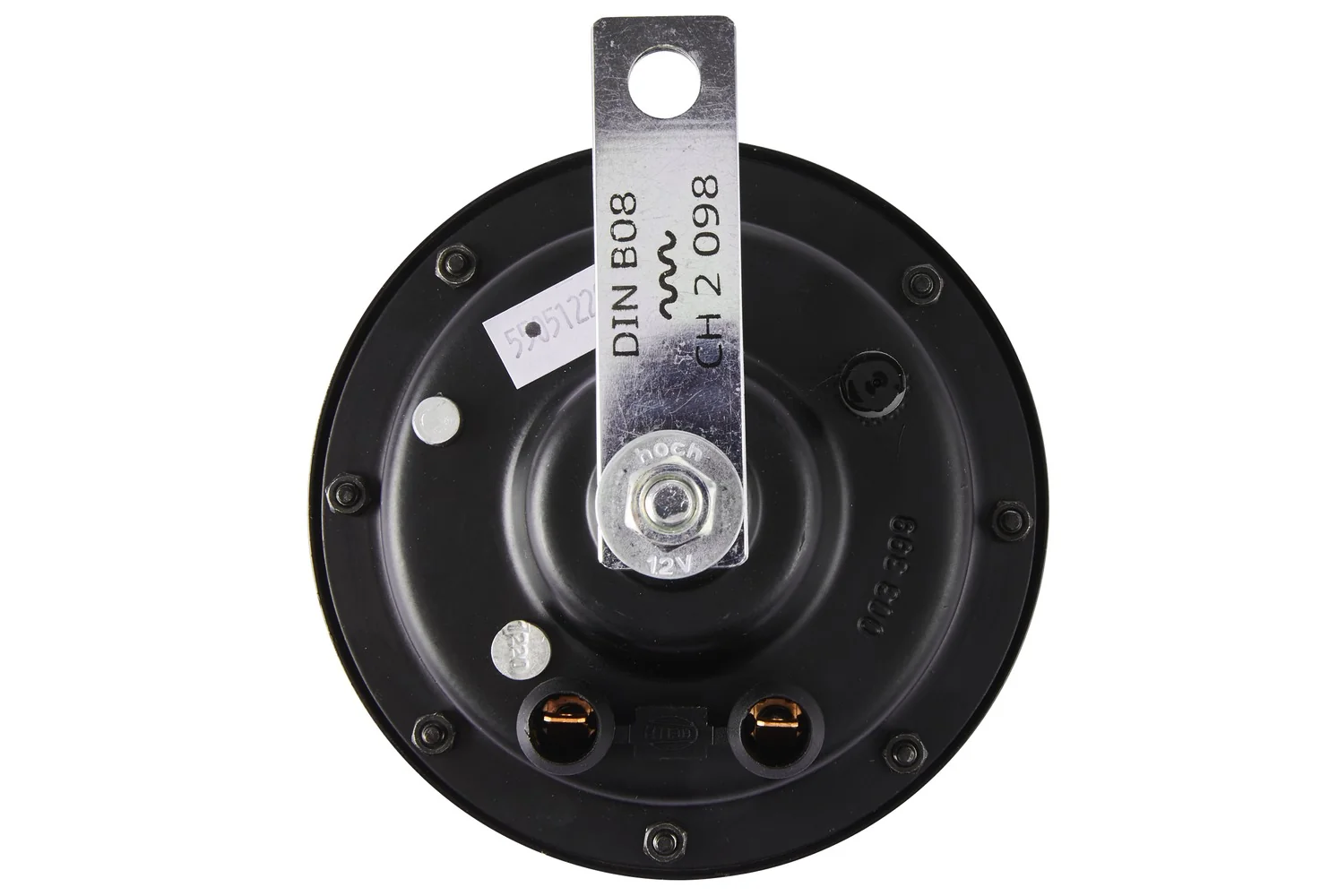 HELLA - 3AG 003 399-081 - Signal Horn, B133, 12V, 110dB(A), High Tone/Low Tone, Quantity: 2