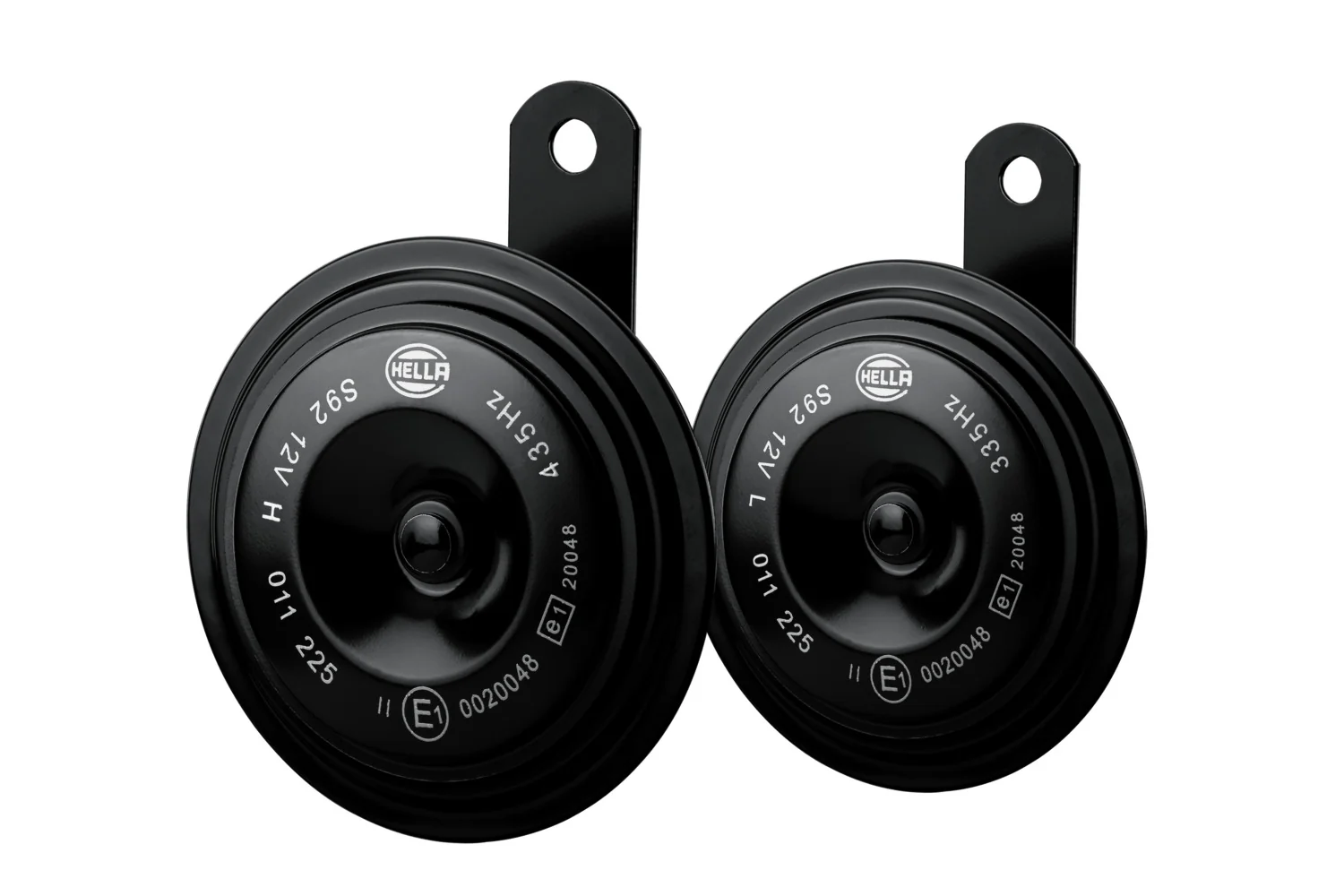 HELLA - 3AM 011 225-871 - Signal Horn, HELLA ESSENTIAL HORN S92 SET, 12V, 113dB(A), High Tone/Low Tone