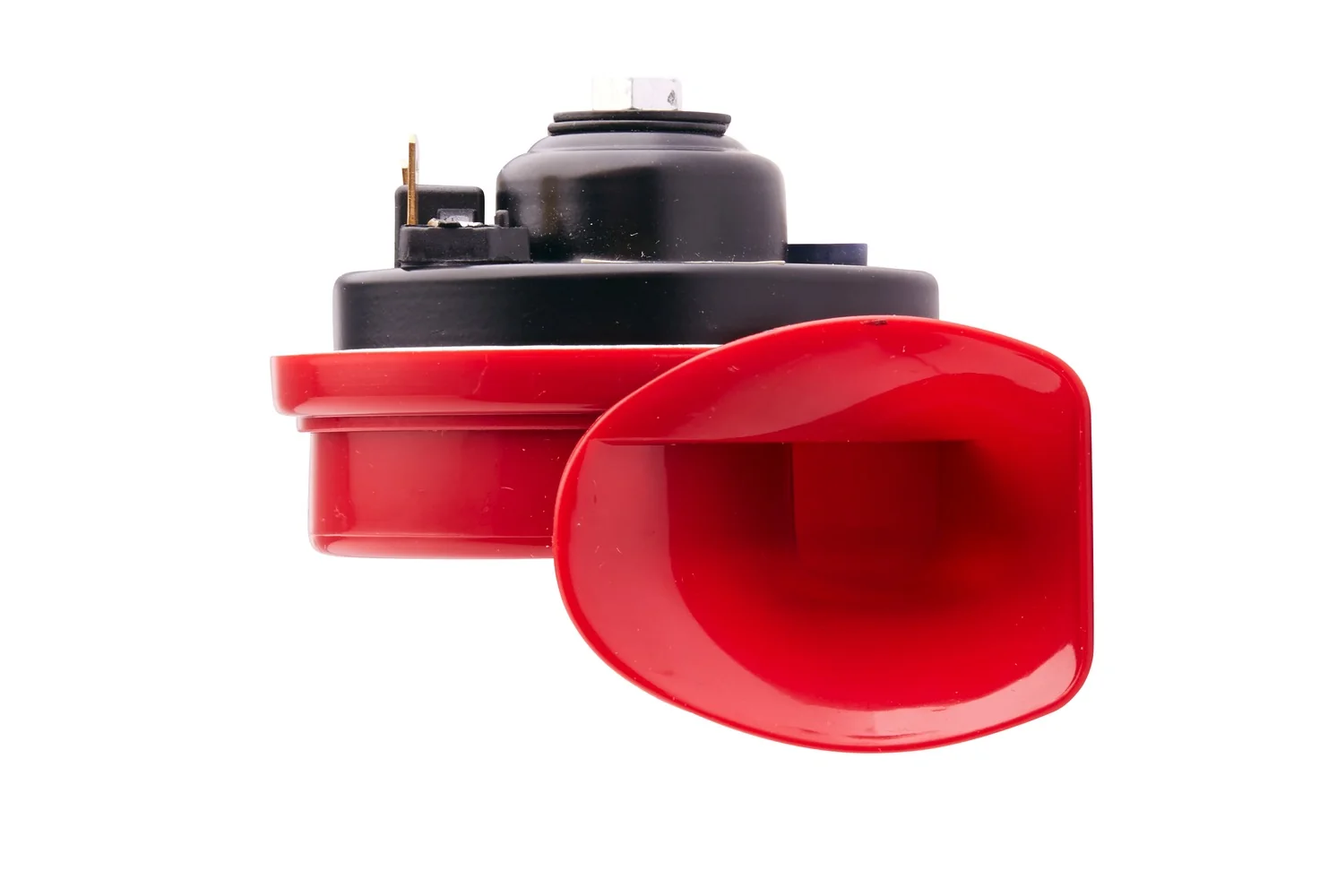 HELLA - 3FG 007 424-001 - Trumpet Horn, HELLA STYLE HORN TE24, 12V, 110dB(A), High Tone, Quantity: 1