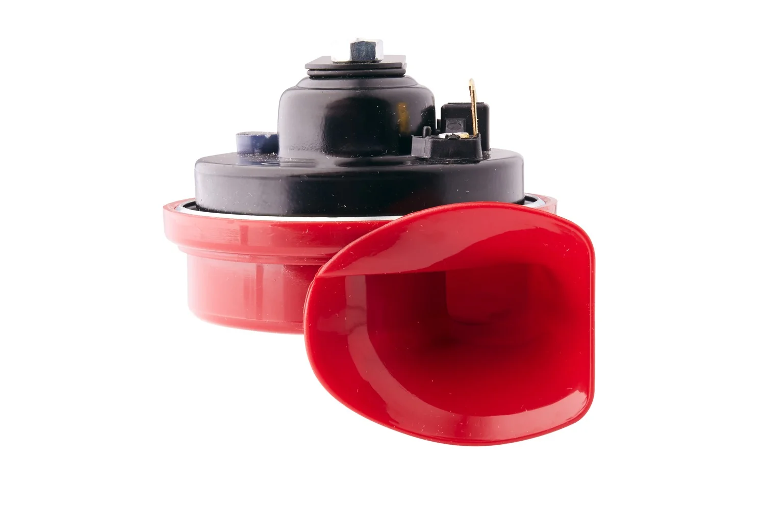 HELLA - 3FG 007 424-011 - Trumpet Horn, HELLA STYLE HORN TE24, 12V, 110dB(A), High Tone, Quantity: 1