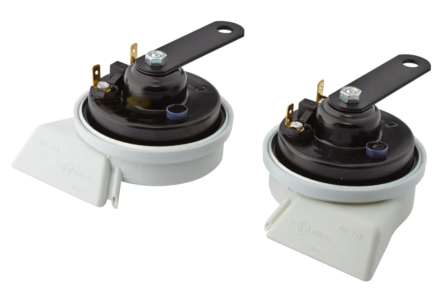 HELLA - 3FH 007 728-861 - Trumpet Horn, TE16, 12V, Kit