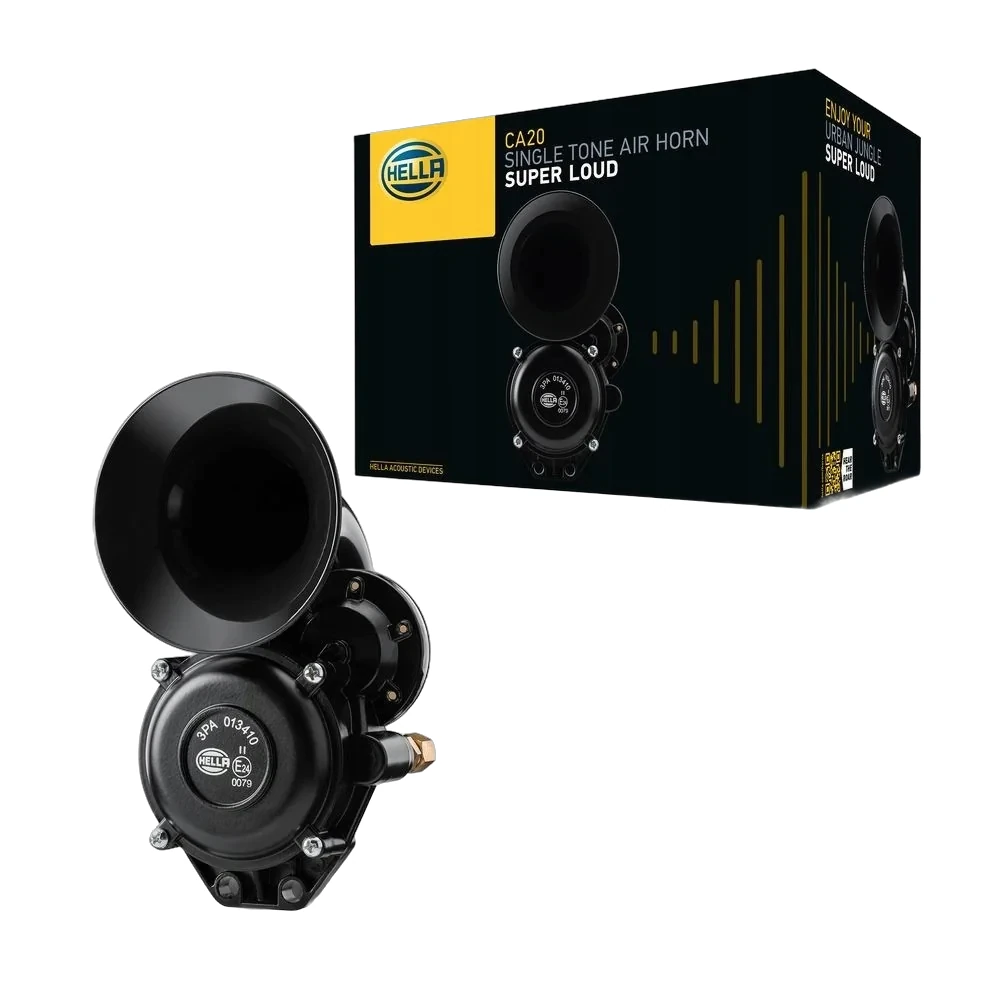 HELLA - 3PA 013 410-041 - Trumpet Horn CA20, 115dB(A), High Tone, Quantity: 1