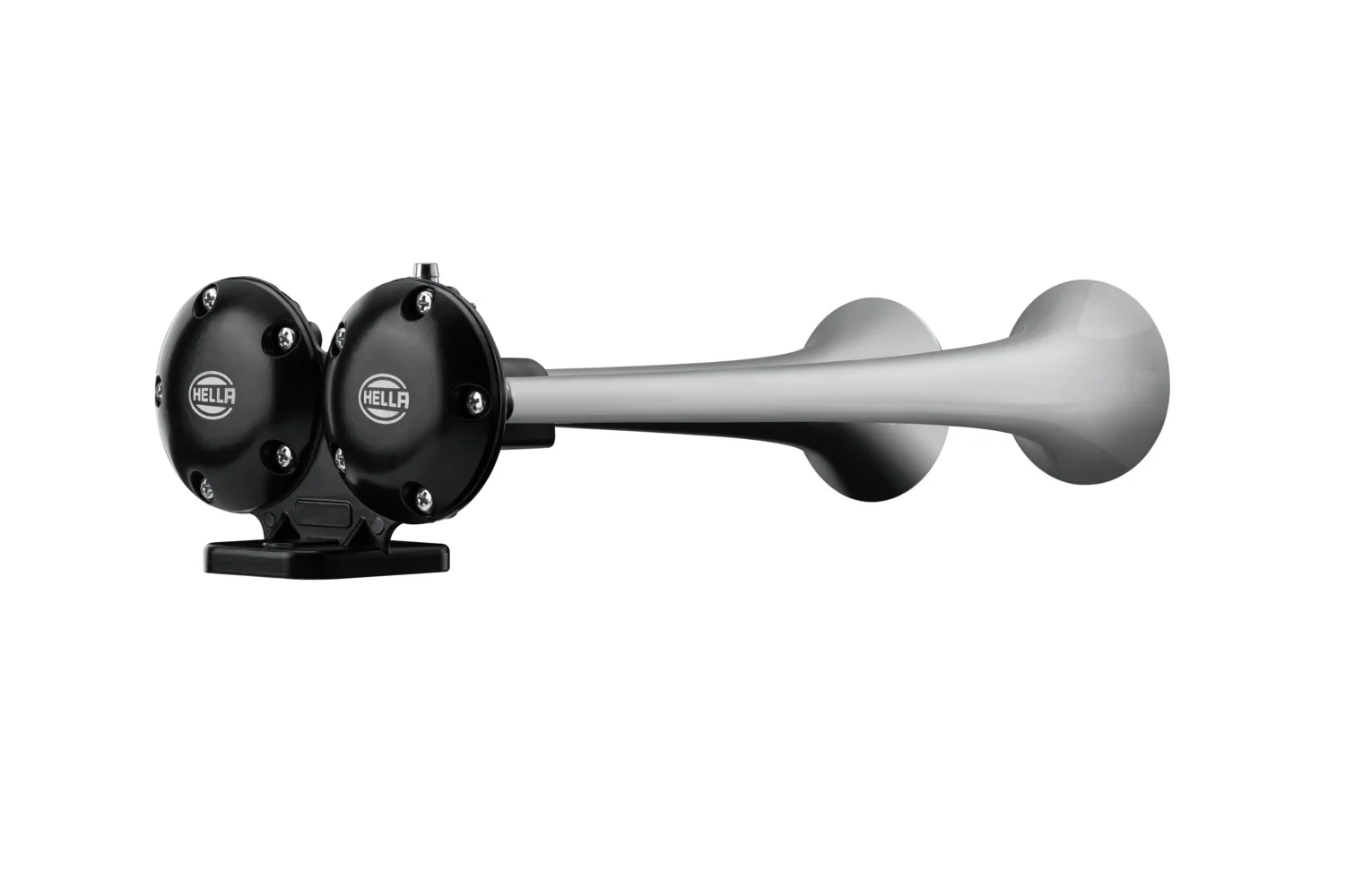 HELLA - 3PB 013 410-051 - Trumpet Horn CA32, 12V, 115dB(A), Low Tone/High Tone, Quantity: 1