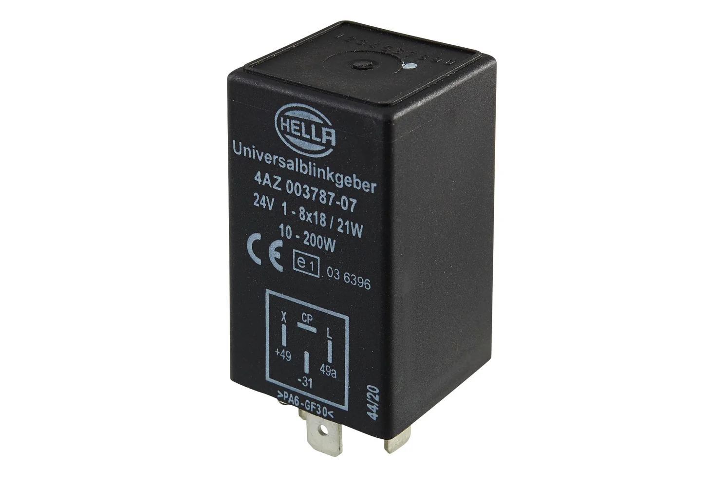 HELLA - 4AZ 003 787-071 - Flasher Unit, 24V, 4-pin connector