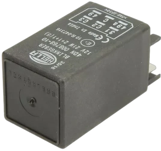 HELLA - 4DN 008 768-101 - Flasher Unit, 12V, 6-pin connector