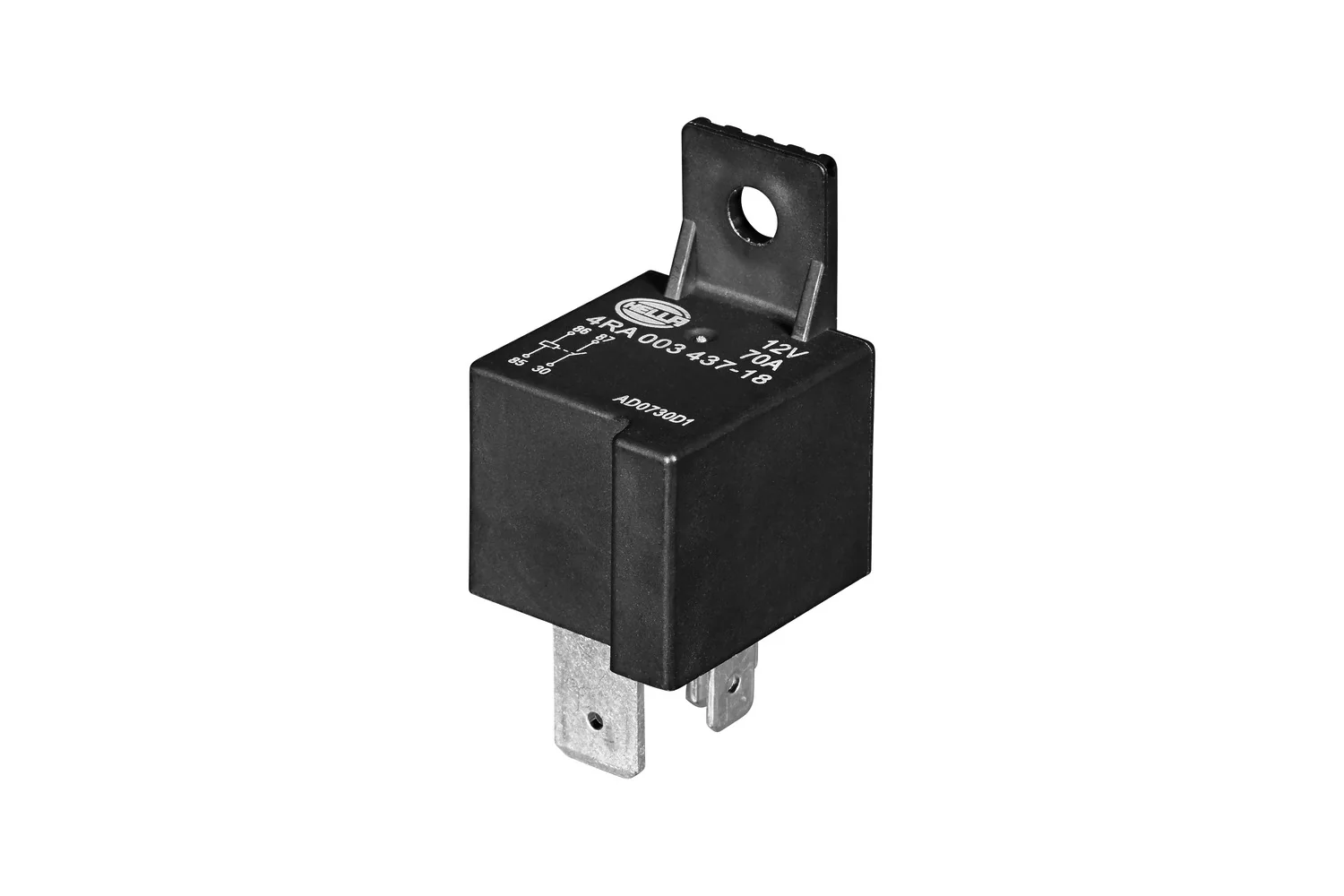 HELLA - 4RA 003 437-191 - Relay, main current, 24V, 4-pin connector