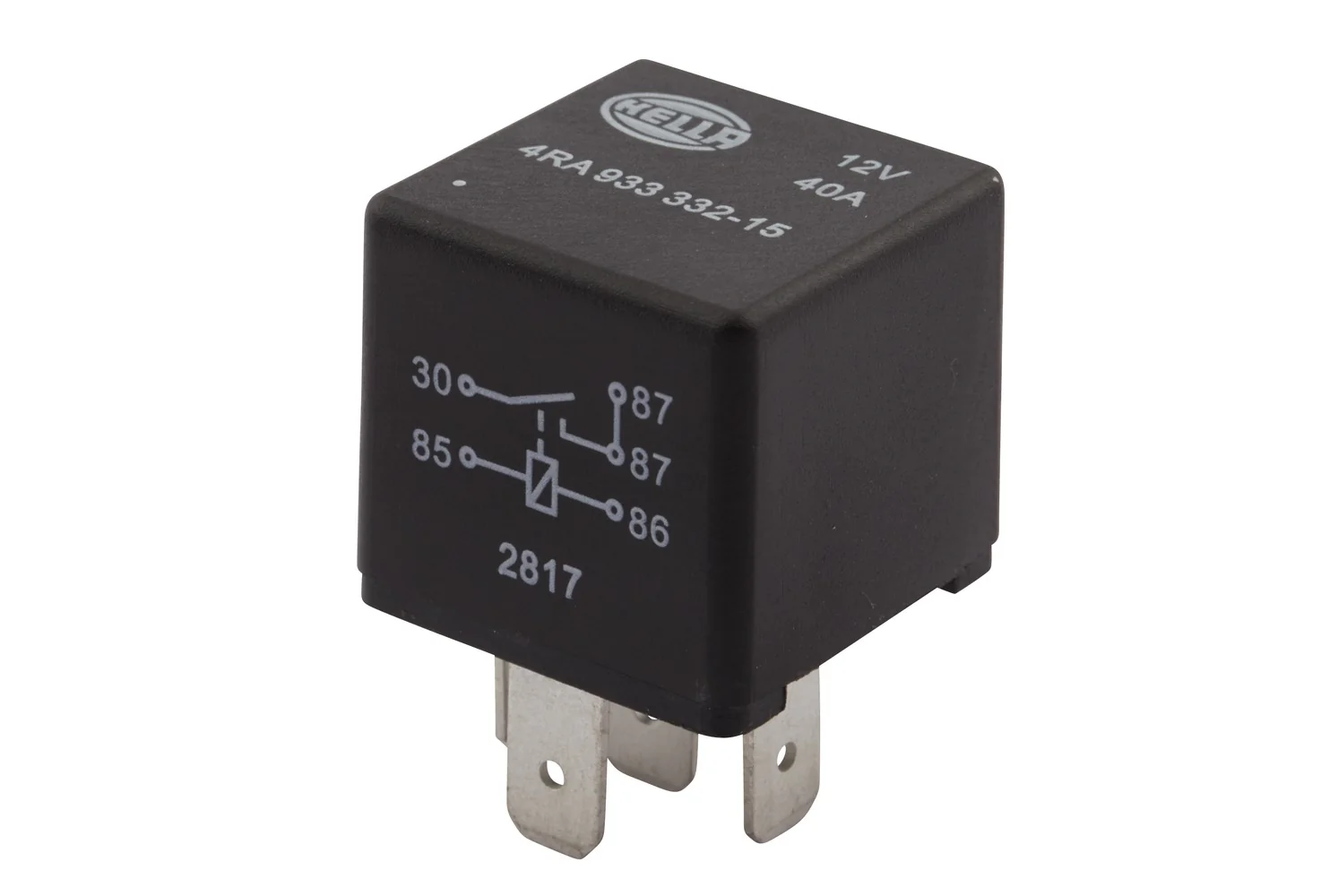 HELLA - 4RA 933 332-151 - Relay, main current, 12V, 5-pin connector