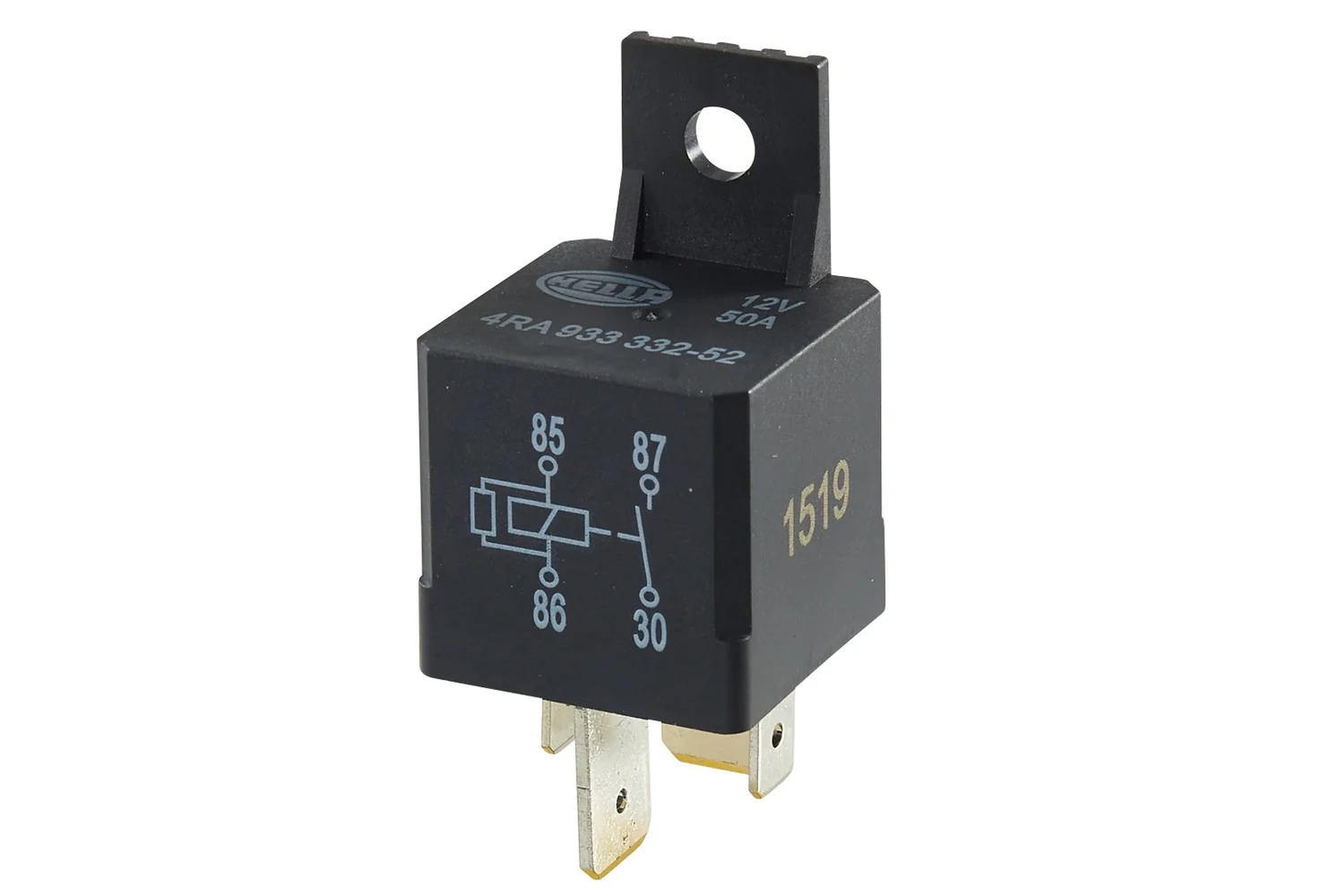 HELLA - 4RA 933 332-521 - Relay, main current, 12V, 4-pin connector, S2, B3