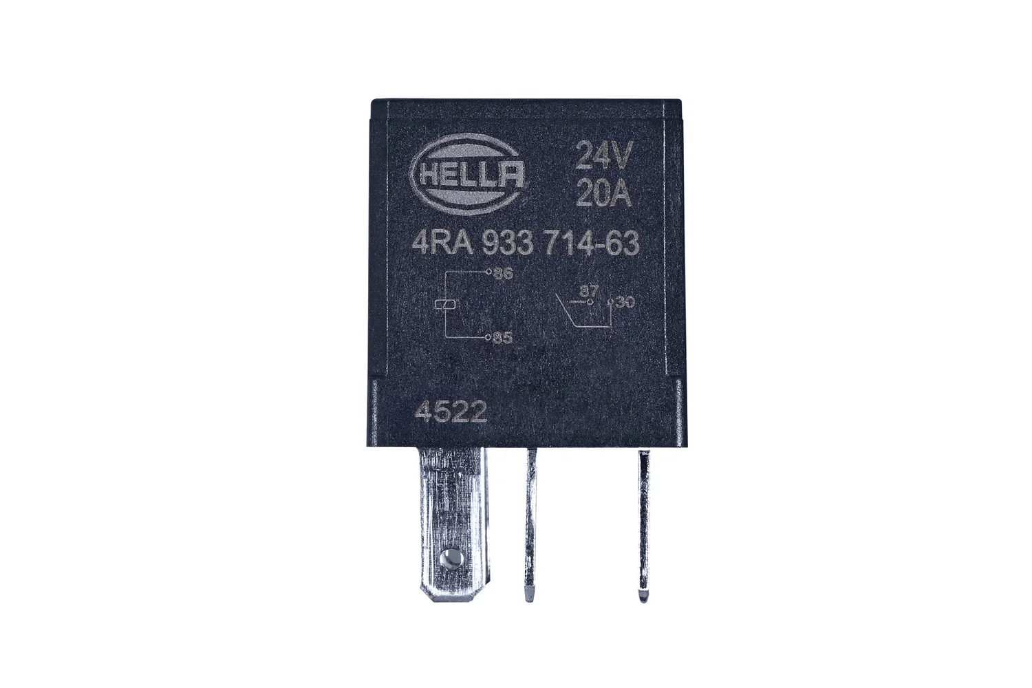 HELLA - 4RA 933 714-631 - Relay, main current, 24V, 4-pin connector