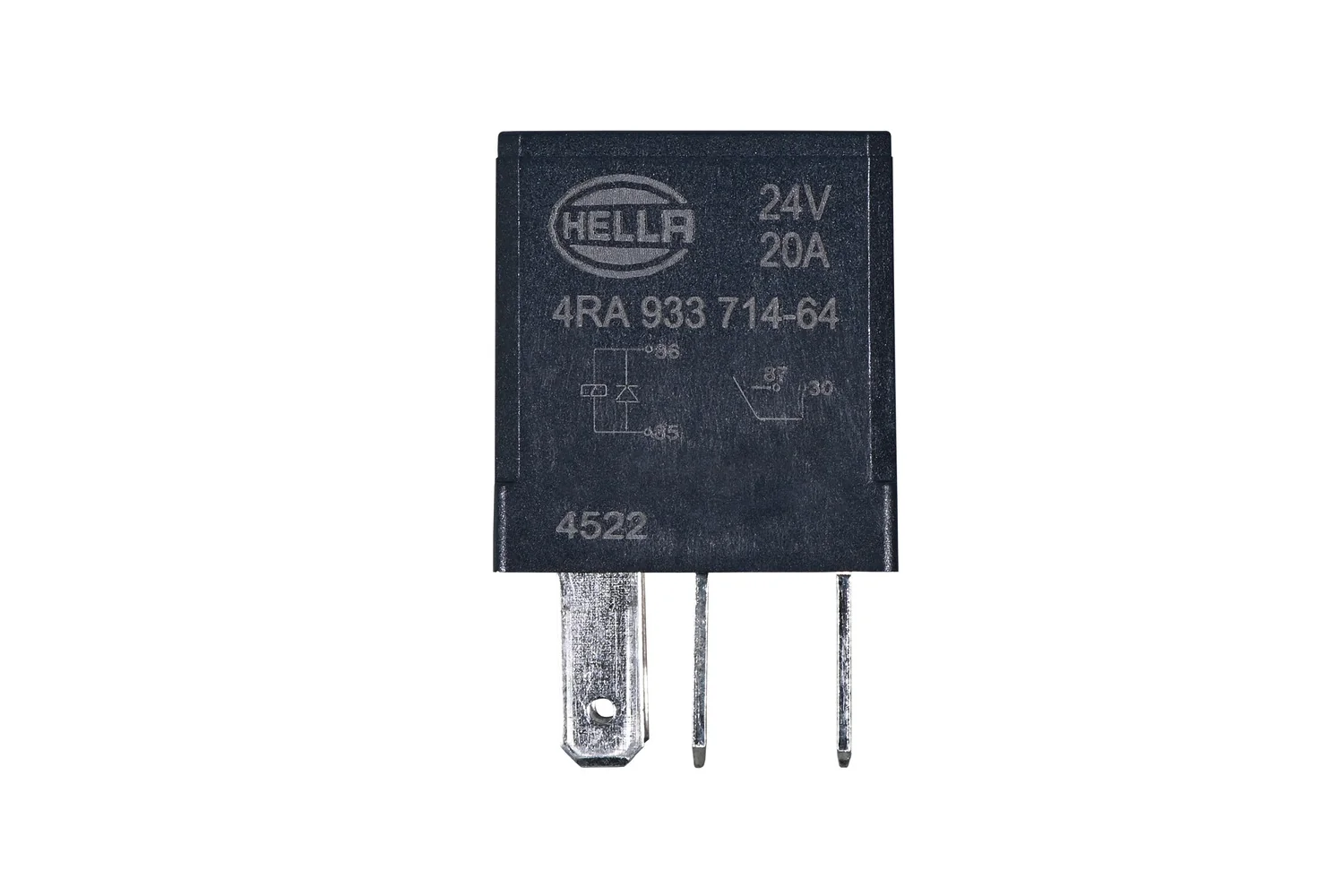HELLA - 4RA 933 714-641 - Relay, main current, 24V, 4-pin connector