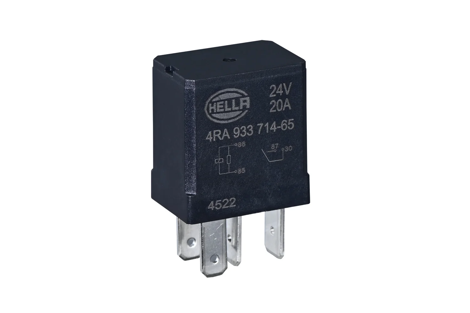 HELLA - 4RA 933 714-651 - Relay, main current, 24V, 4-pin connector