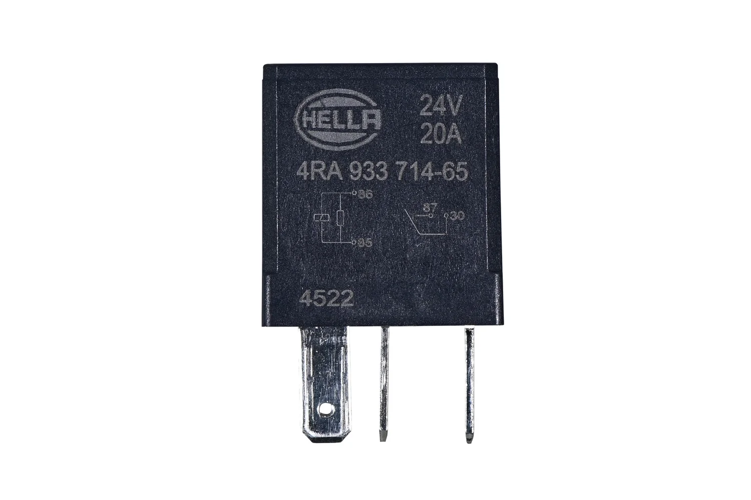 HELLA - 4RA 933 714-651 - Relay, main current, 24V, 4-pin connector