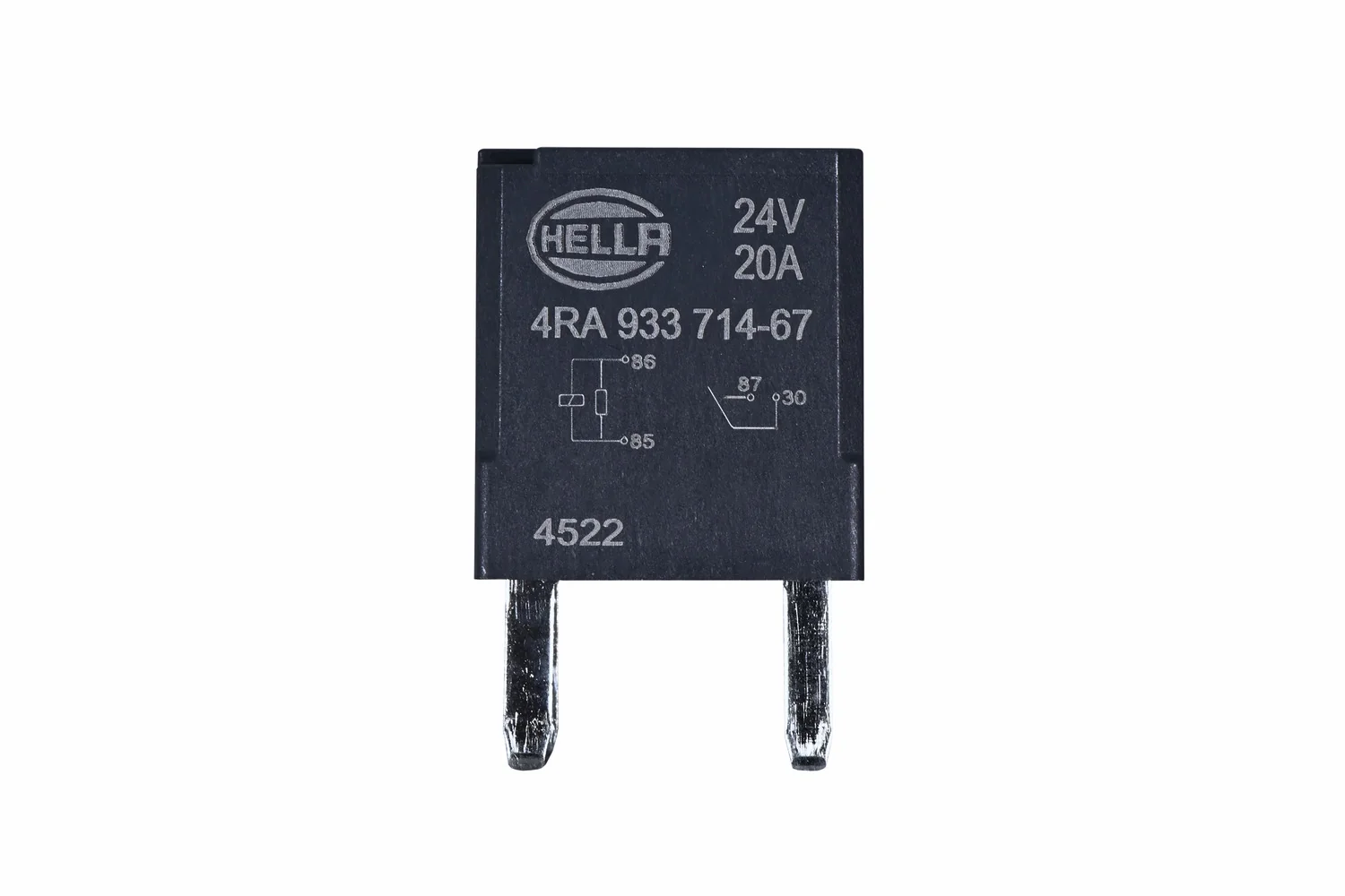 HELLA - 4RA 933 714-671 - Relay, main current, 24V, 4-pin connector