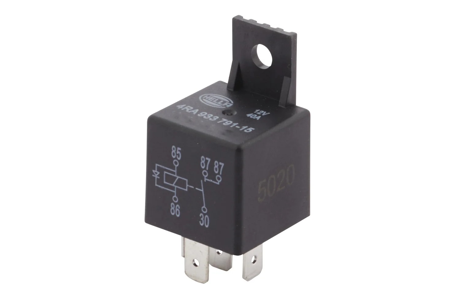 HELLA - 4RA 933 791-151 - Relay, main current, 12V, 5-pin connector