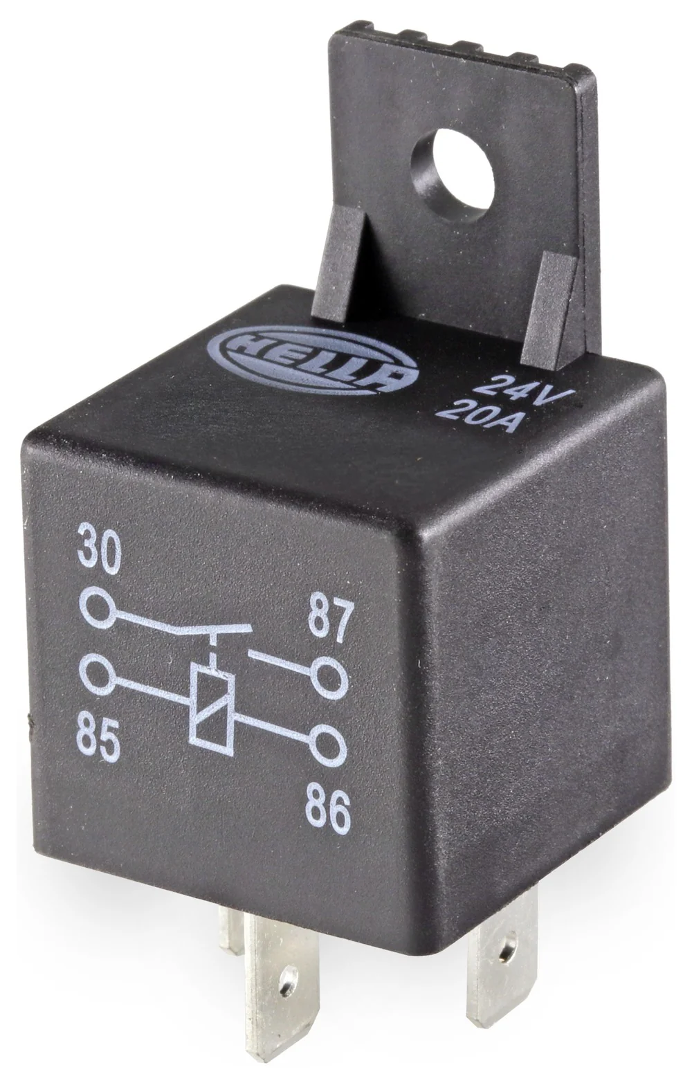HELLA - 4RA 965 400-101 - Relay, main current, 24V, 4-pin connector