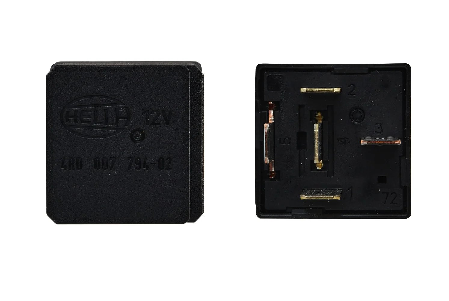 HELLA - 4RD 007 794-021 - Relay, cold start control, 12V, 5-pin connector, W2, B1