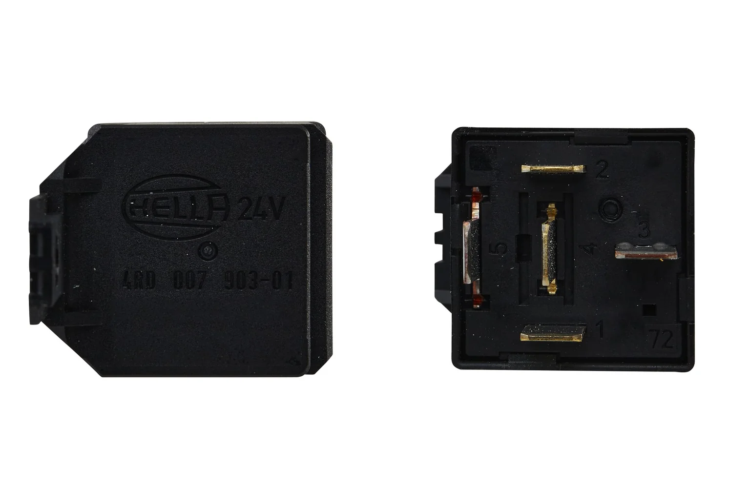 HELLA - 4RD 007 903-011 - Relay, main current, 24V, 5-pin connector, W2, B1