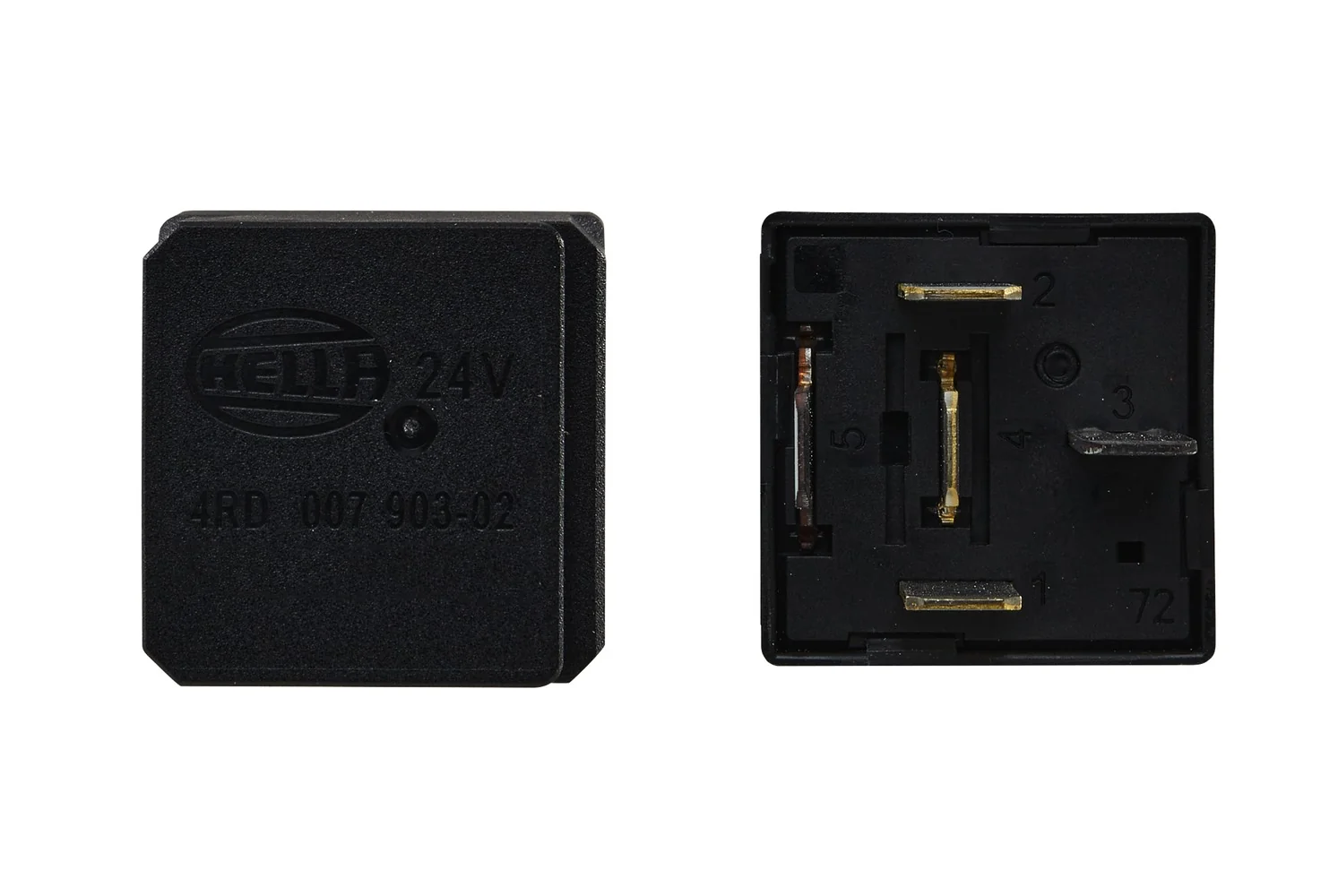 HELLA - 4RD 007 903-021 - Relay, main current, 24V, 5-pin connector, W3, B1