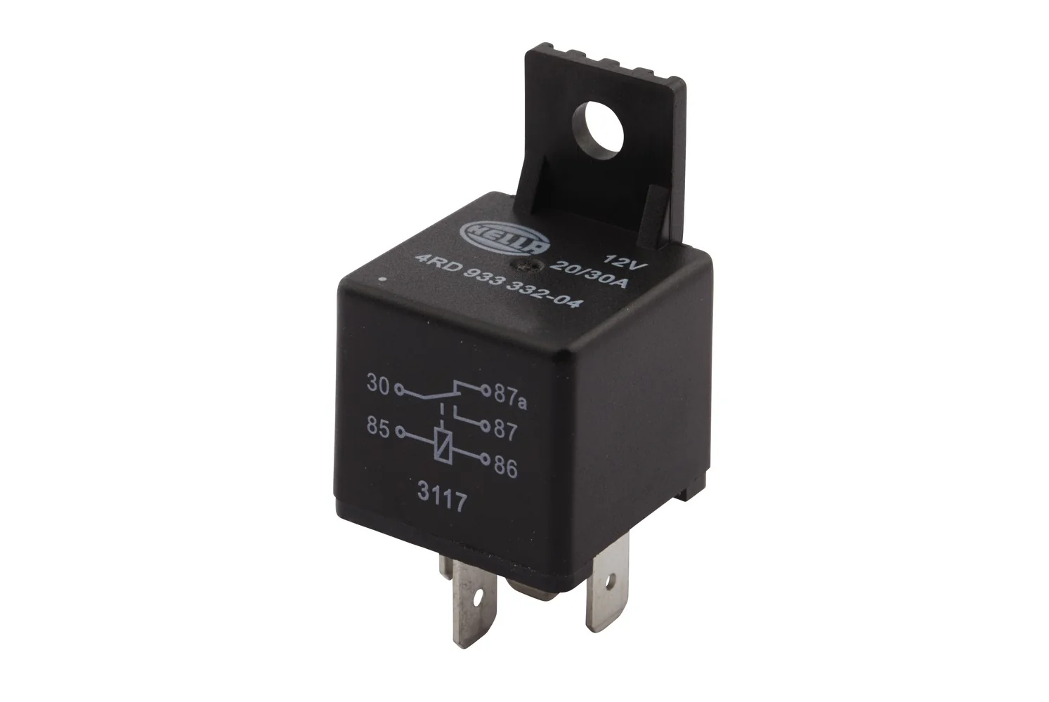 HELLA - 4RD 933 332-041 - Relay, main current, 12V, 5-pin connector