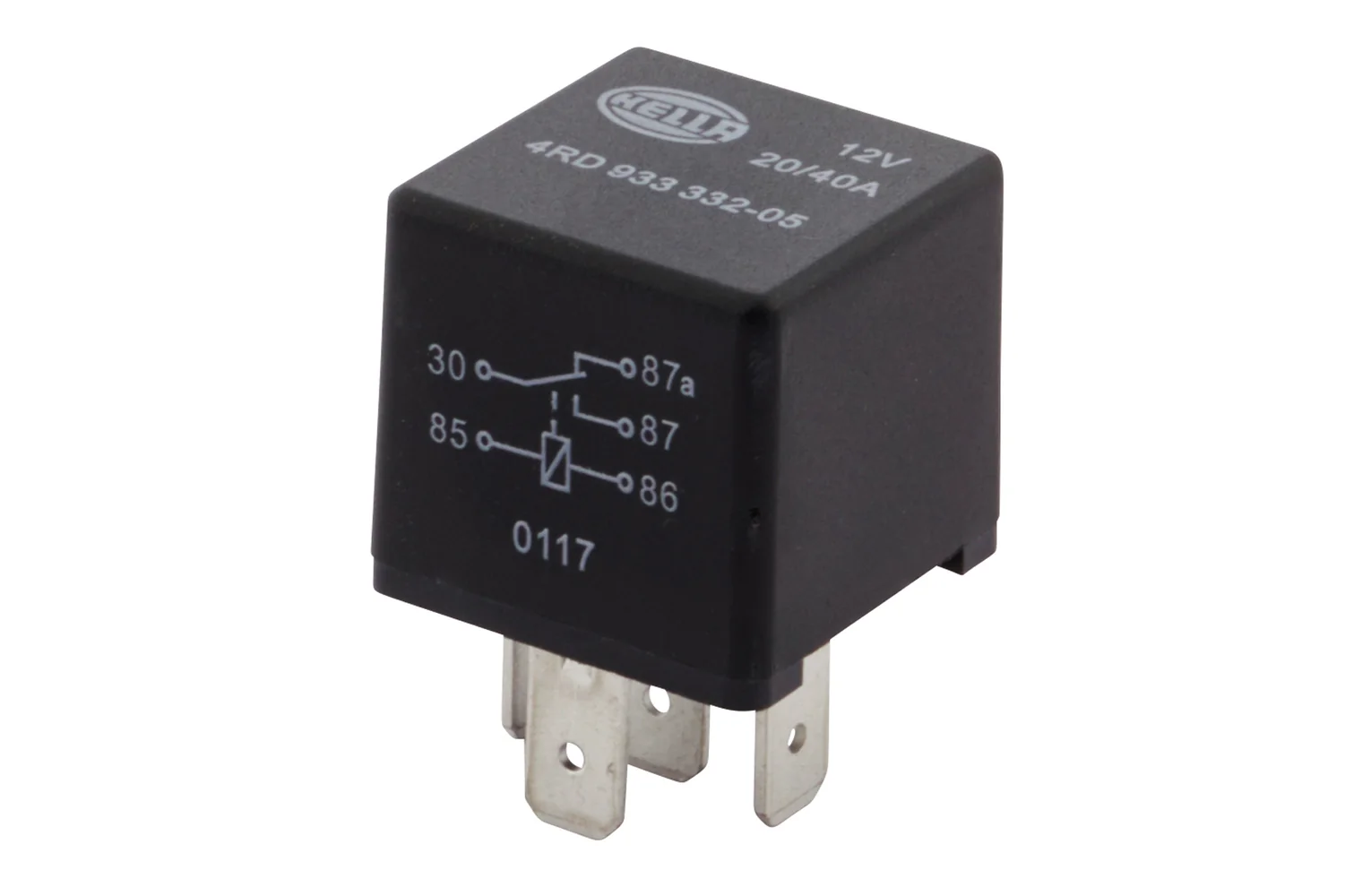 HELLA - 4RD 933 332-051 - Relay, main current, 12V, 5-pin connector
