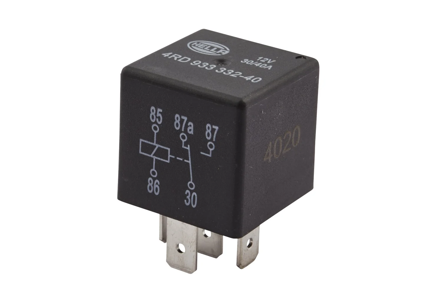 HELLA - 4RD 933 332-401 - Relay, main current, 12V, 5-pin connector
