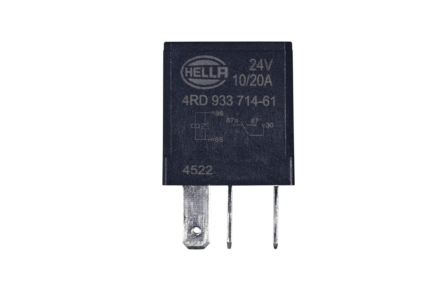HELLA - 4RD 933 714-611 - Relay, main current, 24V, 5-pin connector
