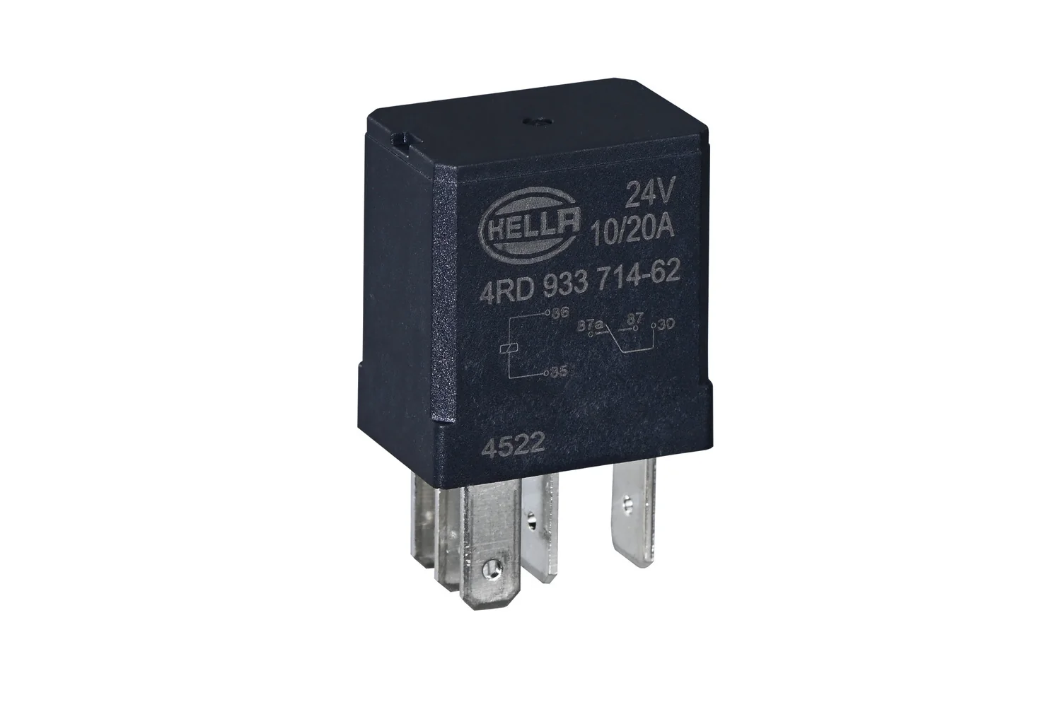 HELLA - 4RD 933 714-621 - Relay, main current, 24V, 5-pin connector