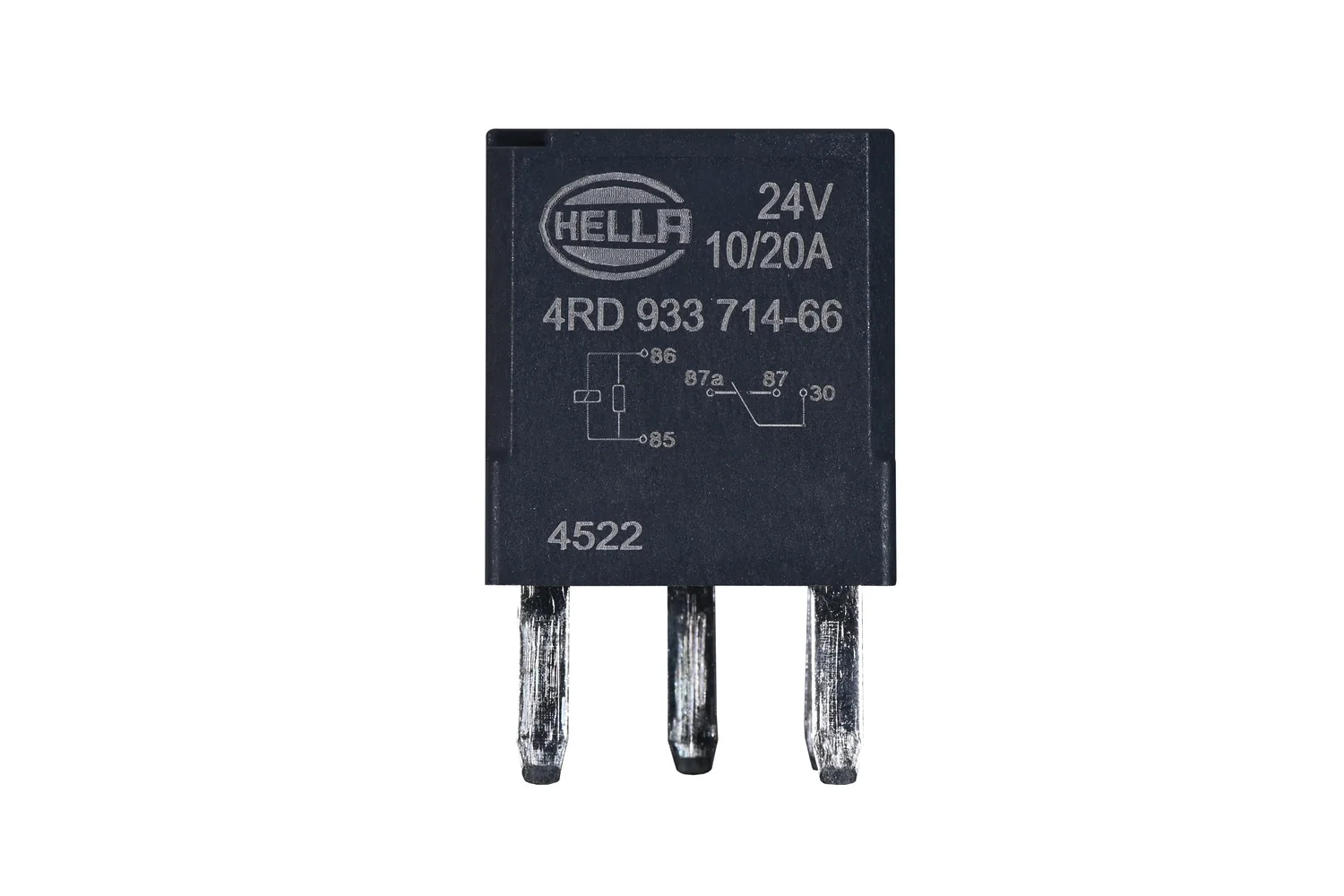 HELLA - 4RD 933 714-661 - Relay, main current, 24V, 5-pin connector