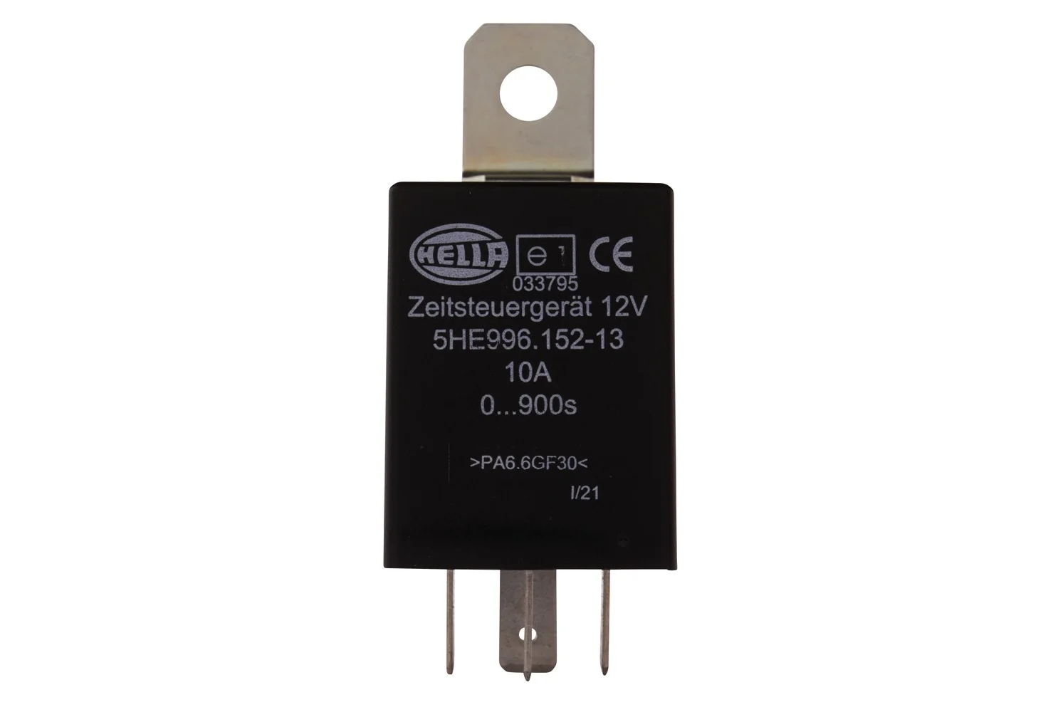 HELLA - 5HE 996 152-131 - Time Relay, 12V, Number of connectors: 5