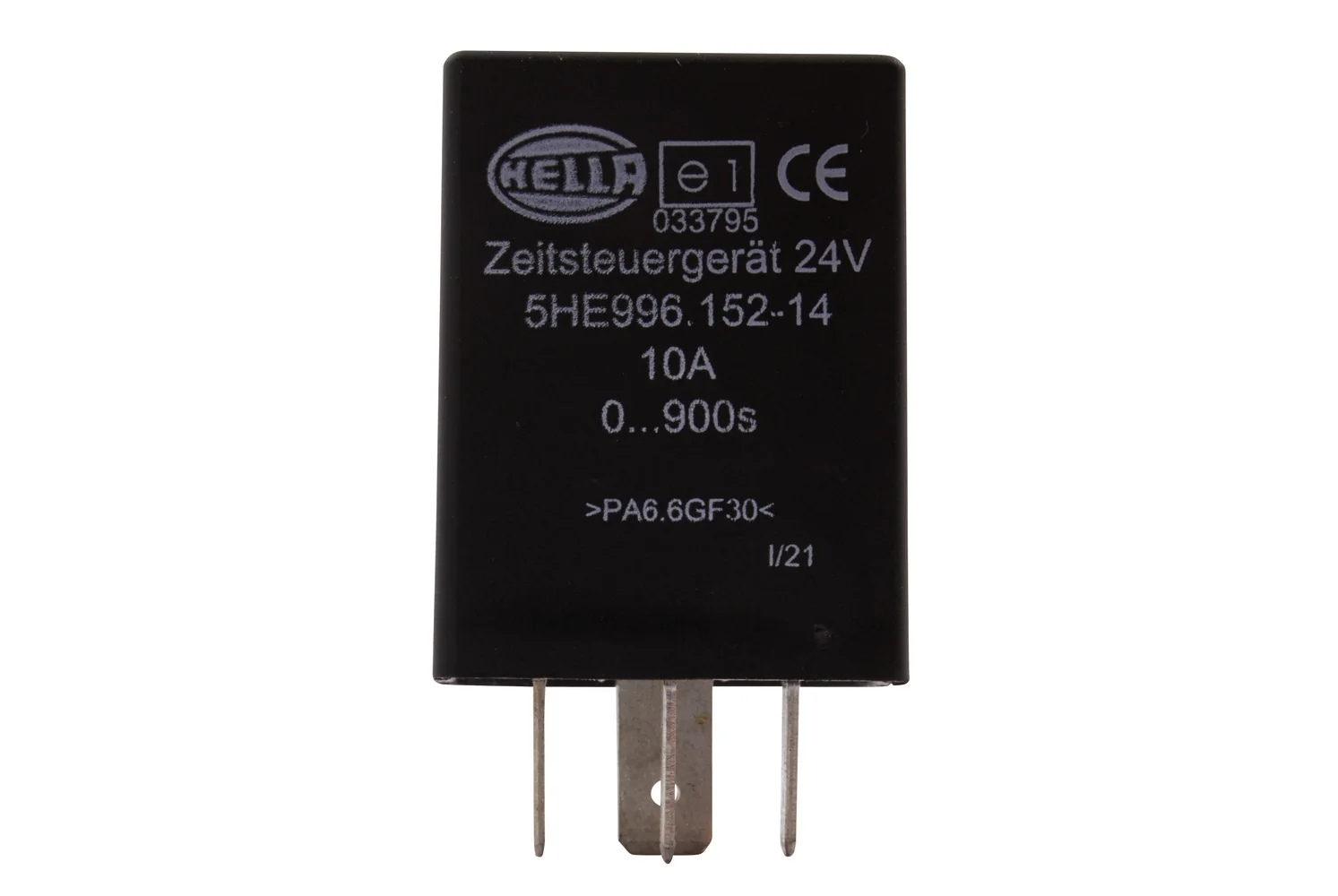 HELLA - 5HE 996 152-141 - Time Relay, 24V, Number of connectors: 5