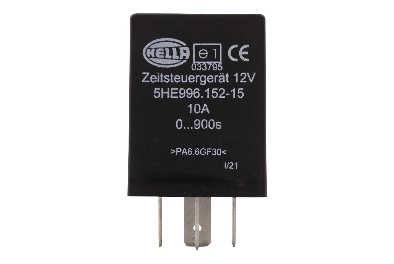 HELLA - 5HE 996 152-151 - Time Relay, 12V, Number of connectors: 5