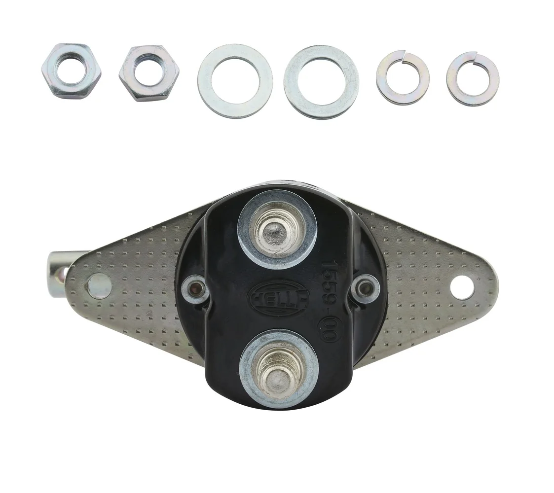 HELLA - 6EK 001 559-001 - Main Switch, battery, Rotary Operation, Number of connectors: 2