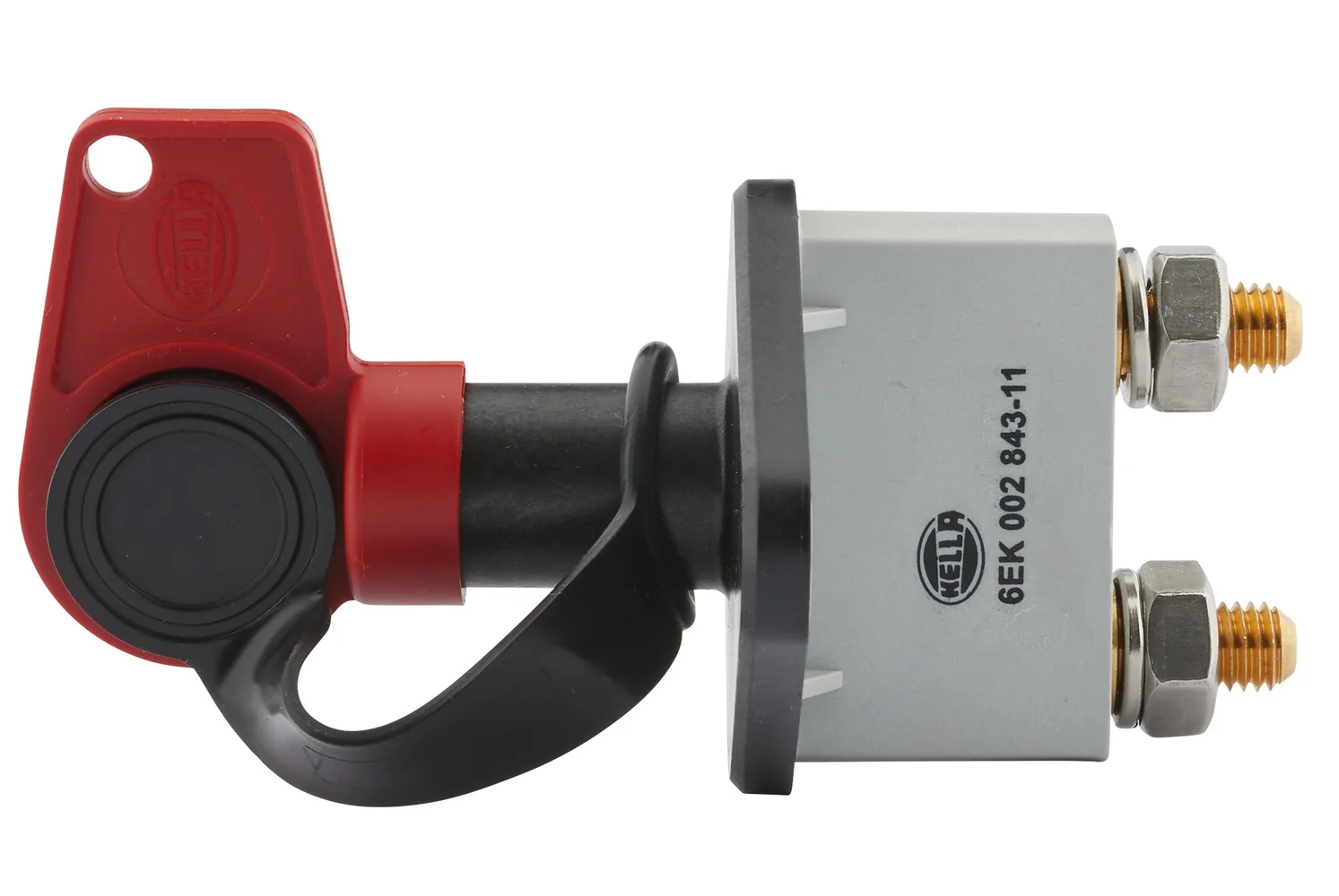HELLA - 6EK 002 843-111 - Main Switch, battery, Rotary Operation, 24V, Number of connectors: 2