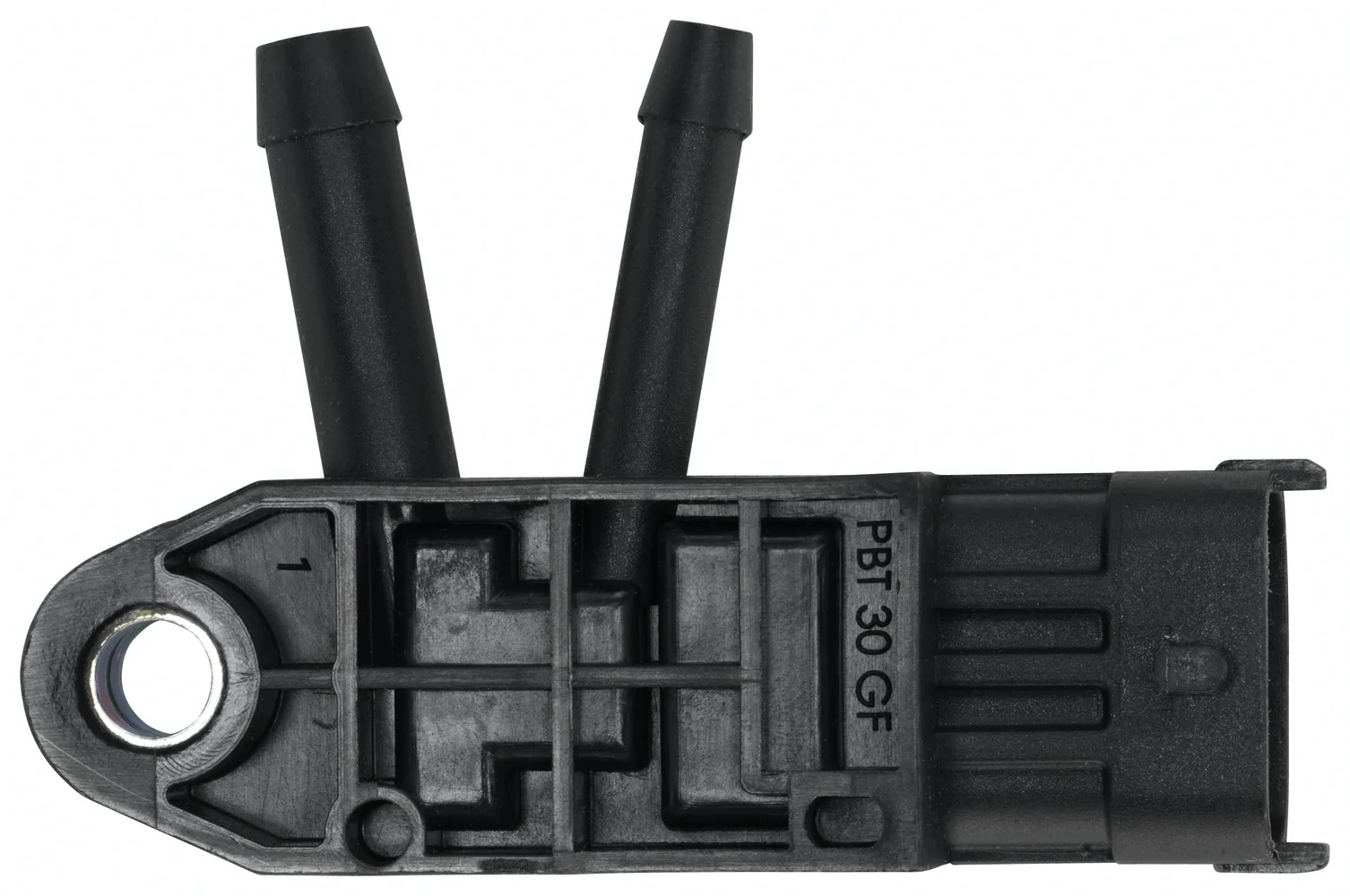 HELLA - 6PP 009 409-091 - Sensor, exhaust pressure, 3-pin connector, Bolted