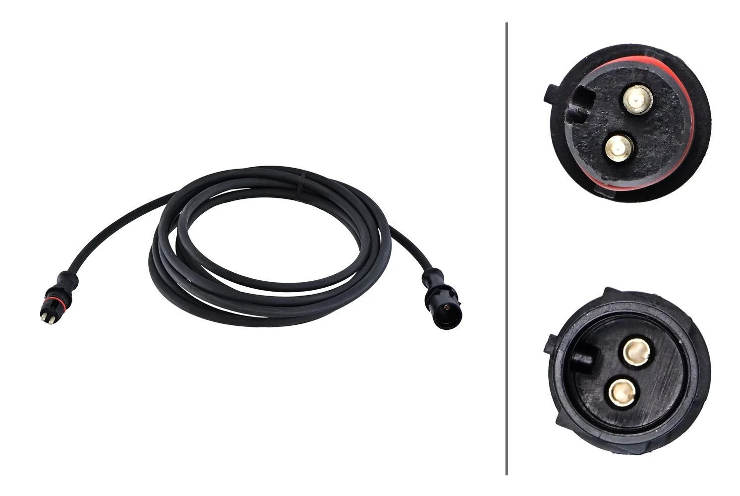 HELLA - 6PU 230 048-531 - Connecting Cable, ABS, 24V, 2-pin connector