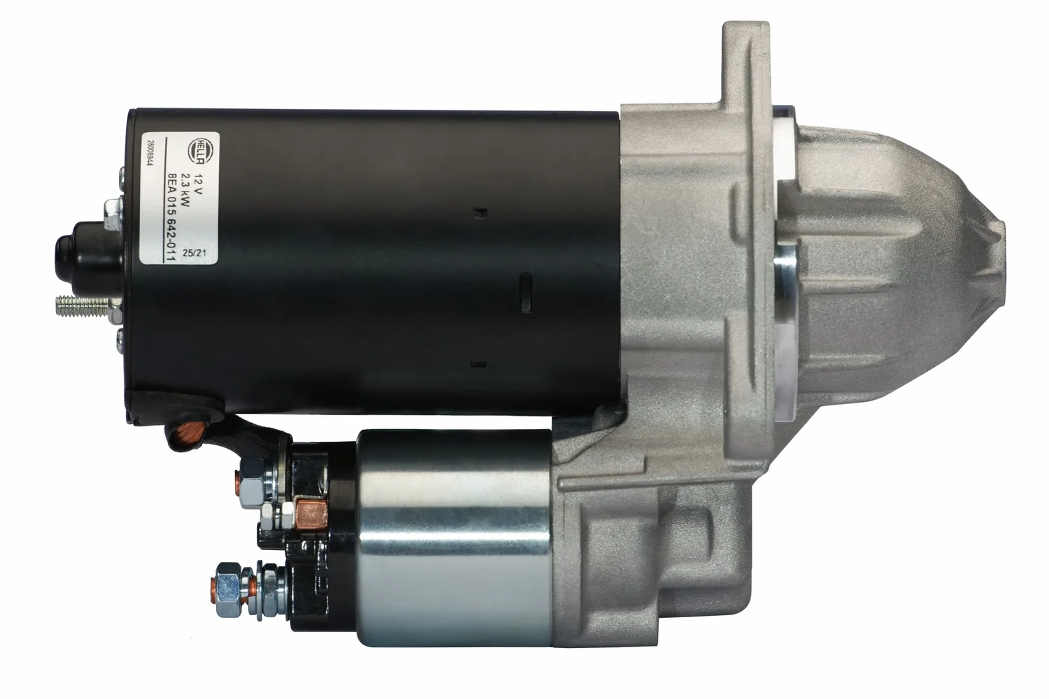 HELLA - 8EA 015 642-011 - Starter, 12V, 2.3kW, for e.g. Ahlmann