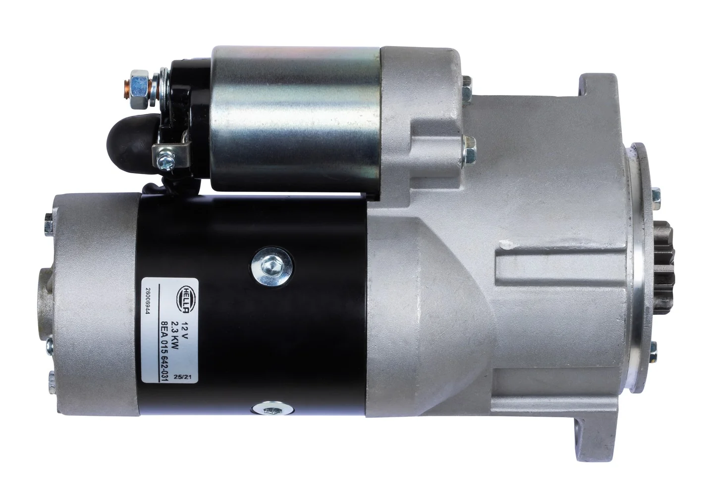 HELLA - 8EA 015 642-031 - Starter, 12V, 2.3kW, for e.g. Yanmar