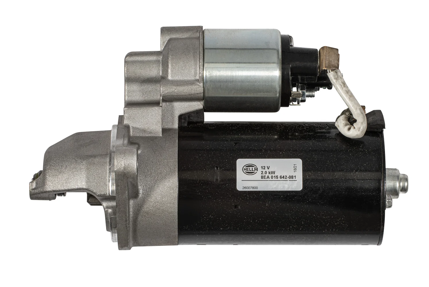 HELLA - 8EA 015 642-081 - Starter, 12V, 2.0kW, for e.g. Perkins