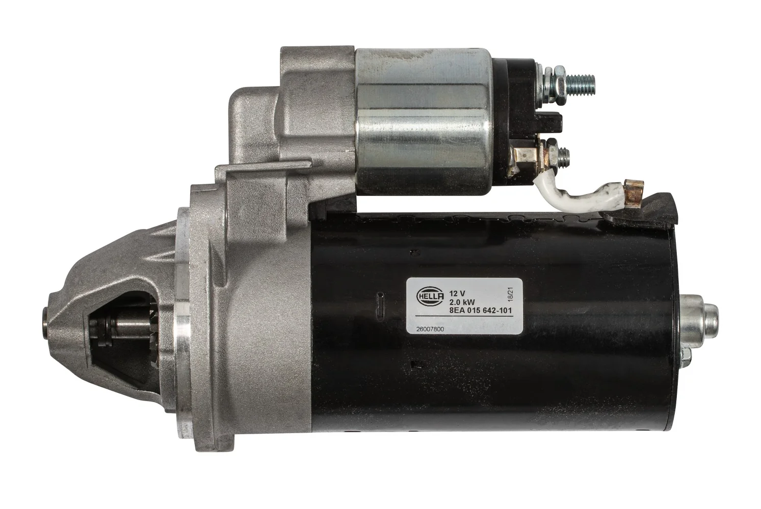 HELLA - 8EA 015 642-101 - Starter, 12V, 2.0kW, for e.g. BELARUS Series 100