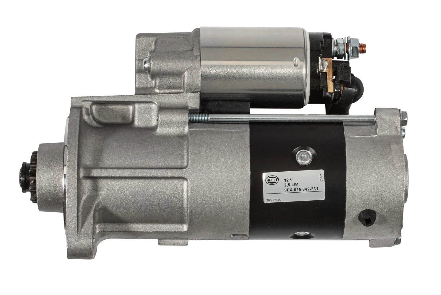 HELLA - 8EA 015 642-231 - Starter, 12V, 2.5kW, for e.g. Kubota