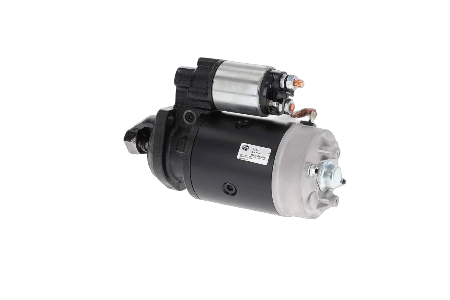 HELLA - 8EA 015 642-261 - Starter, 12V, 2.7kW, for e.g. Hatz